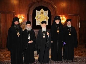 Ecumenical Patriarch with Officers